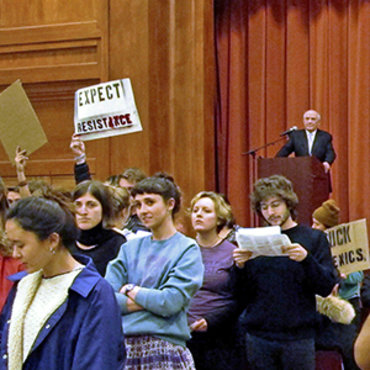 Vt. Students Turn Backs on Charles Murray, 2017 teaser